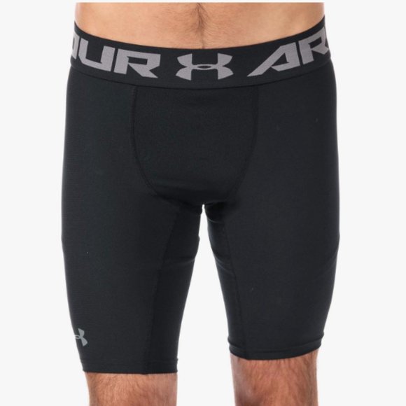Men's UNDER ARMOUR HeatGear Compression Shorts Black Size Small. - Picture 3 of 16
